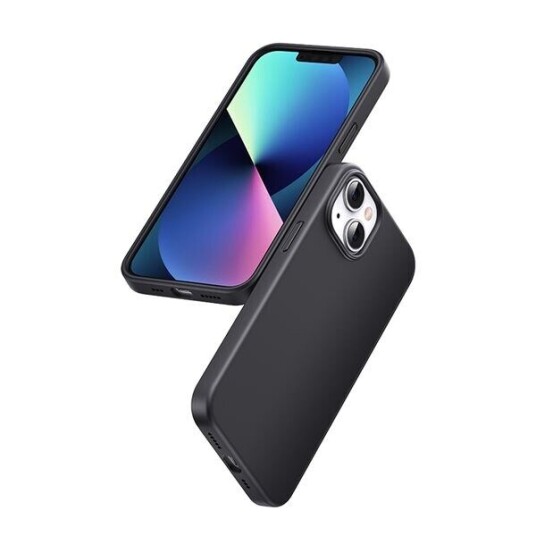 Ugreen Ugreen Lp626 Silkeaktig Silikonbeskyttelsesveske Gummi Fleksibelt Silikontelefondeksel For Iphone 14 Plus Black (90920)