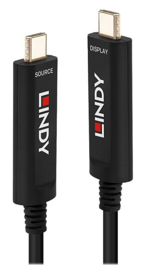 LINDY Fibre Optic Hybrid USB Type C Video Cable - USB-kabel - USB-C til USB-C - 5 m