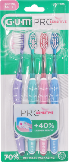 Sunstar GUM Gum Pro Sensitive 4 St 4 Stk Sunstar GUM Gum Pro Sensitive 4 St 4 Stk
