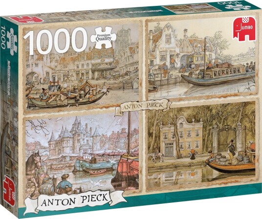 Jumbo 18855 Puslespill   1000 brikker   Canalb??ter
