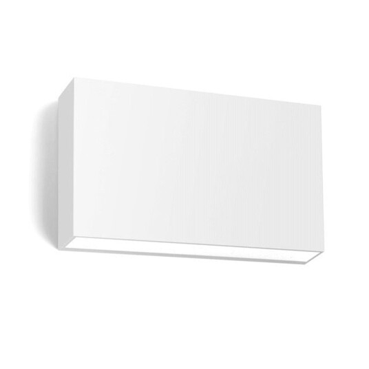 NorDesign Rapido K2 vegglampe utendørs opp/ned IP65 12W LED 3000K Dimbar - Hvit