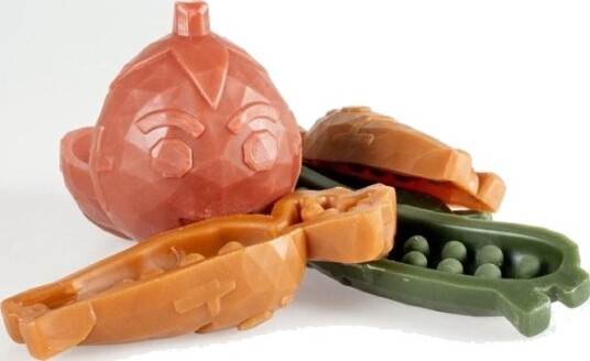 Duvo+ Duvo+ Garden Bites Veggie Buddies S 6 cm 60Stk Dispaly Inneholder 60Stk X 3