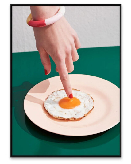 Paper Collective Fried Egg poster 30x40 cm