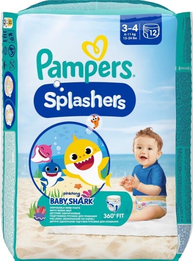 Pampers Splashers Svømmebleier S3/4 12-pack