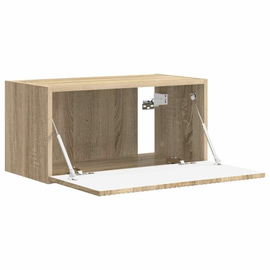 TV Veggskap Veggmontert Sonoma 60 x 31 x 29.5 cm Konstruert tre