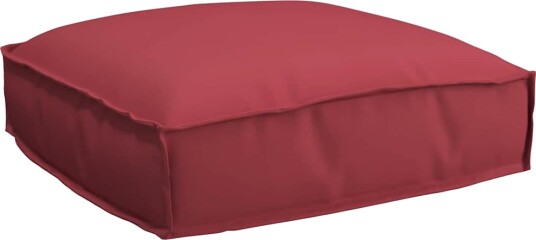vidaXL Pute Oxford Stoff Vinrød 50 x 50 x 12 cm