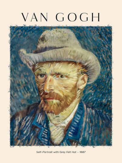 Plakat Van Gogh Selvportrett