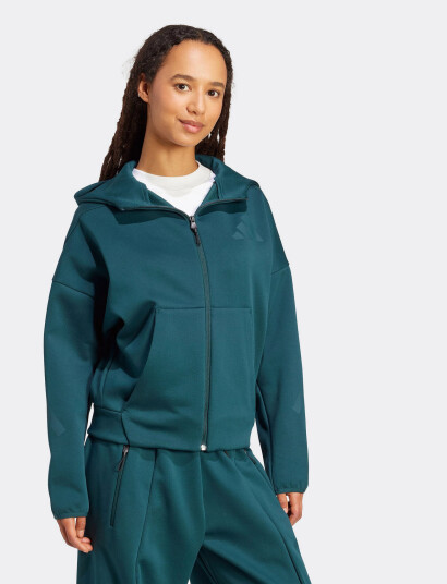 adidas Sportswear W Z.n.e. Fz - Navy - L adidas Sportswear W Z.n.e. Fz - Navy - L