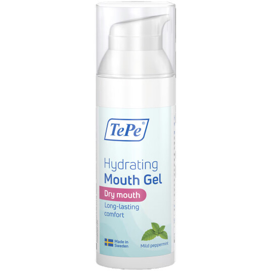 TePe Hydrating Mouth Gel mot munntørrhet Mild Peppermint 50 ml.