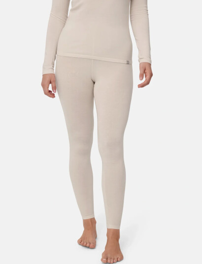 Danish Endurance Women"s Merino Long Tights - Cream - L