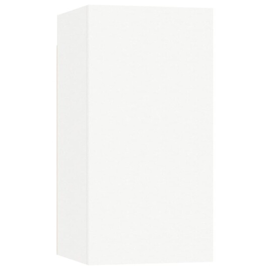 vidaXL TV-benksett 4 deler hvit sponplate vidaXL TV-benksett 4 deler hvit sponplate