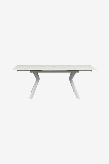 KARE Design Forlengelsesbord Xenia White 140+30+30x80cm Hvit KARE Design Forlengelsesbord Xenia White 140+30+30x80cm Hvit