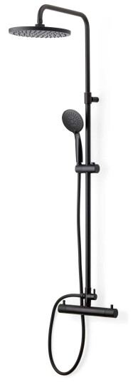 Habo Magnolia TakdusjØ25cm - Komplett Sett Svart Matt