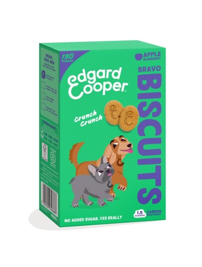 Edgard Cooper Bravo Dog Biscuits Apple 400G Edgard Cooper Bravo Dog Biscuits Apple 400G