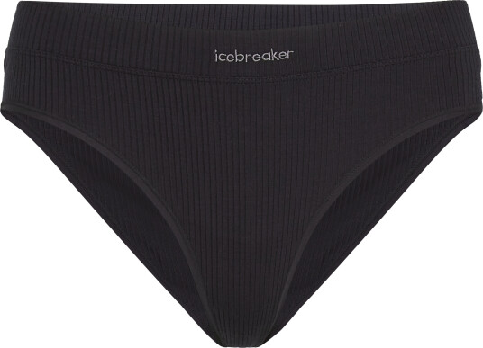 Icebreaker Women's Merino Rib Lotus Hipster Black M Icebreaker Women's Merino Rib Lotus Hipster Black M