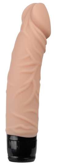 Willie City Realistisk Dildovibrator 19 cm      - Beige