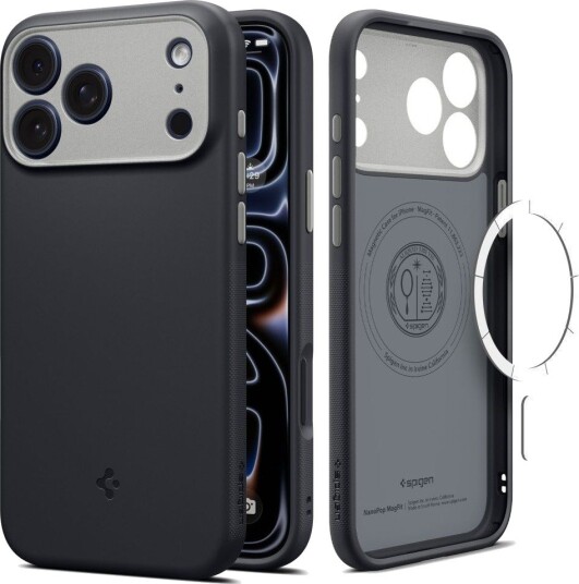 Spigen Nano Pop MagSafe Deksel i Black Sesame for iPhone 18/17 Pro Max