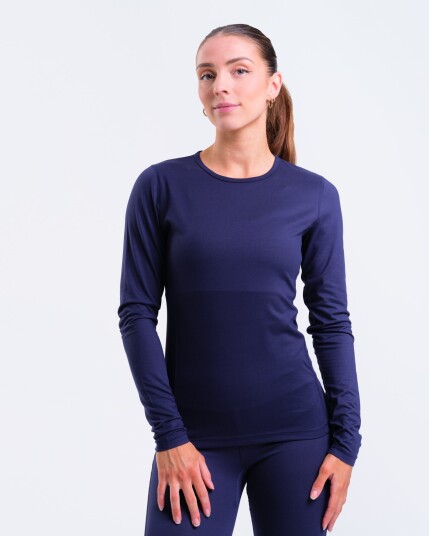 LEVITY Versatile Synthetic Baselayer LS Blue Navy M
