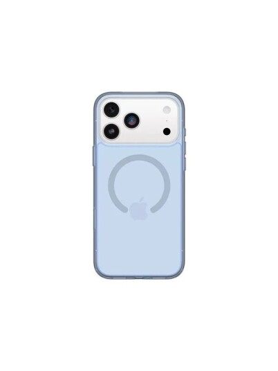 OtterBox Symmetry Clear MagSafe Camera Control Apple iPhone 17 Pro Max Silver Glade - blue