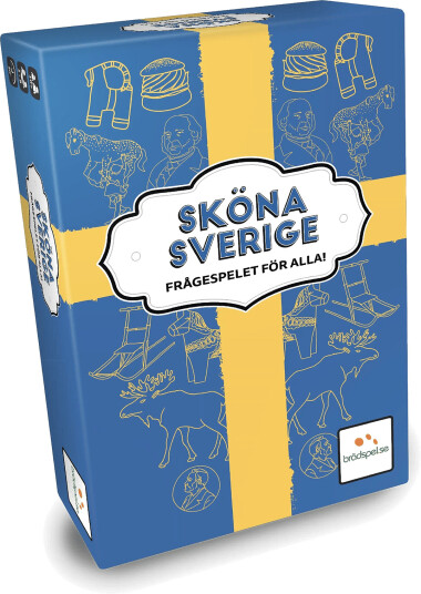 Spilbræt Sköna Sverige (Se) - Multi/patterned - ONE SIZE