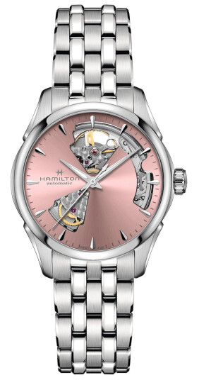Hamilton Jazzmaster Open Heart Lady Auto H32215170 - Dame - 36 mm - Analog - Automatisk - Safirglass