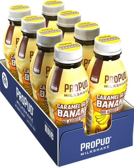 NJIE ProPud Milkshake Caramel Glazed Bananas 8x330ml NJIE ProPud Milkshake Caramel Glazed Bananas 8x330ml