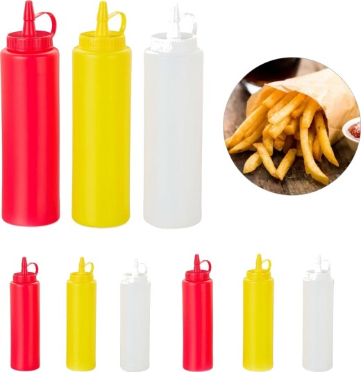 Klemflaske sett med 9 stk