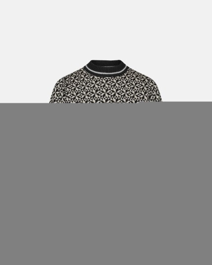 Dovre Pullover 'strik' 100% ull Blå
