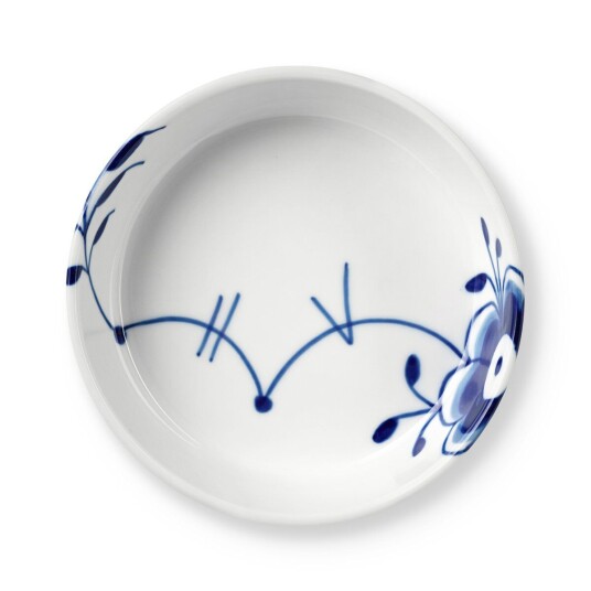 Royal Copenhagen Blue Fluted Mega fat Ø12,5 cm Hvit-blå