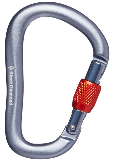 Black Diamond ROCKLOCK SCREWGATE CARABINER GRAY Black Diamond ROCKLOCK SCREWGATE CARABINER GRAY