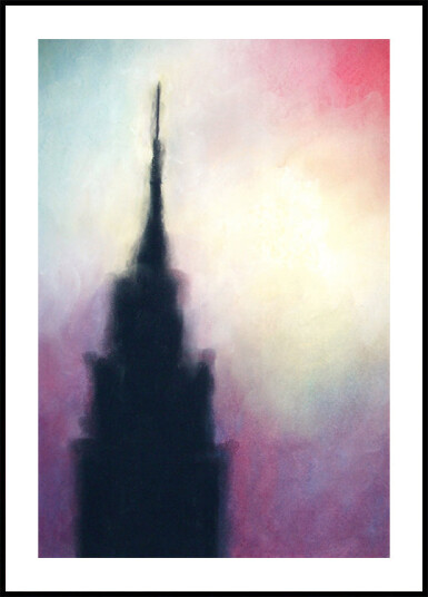 Manhattan Abstract Empire State Building Plakat Plakat / 70x100cm