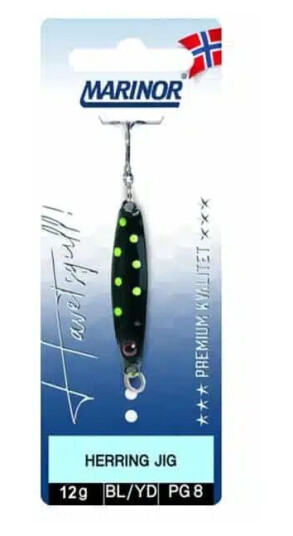 Marinor Herring Jig - Sort/gul - 12g