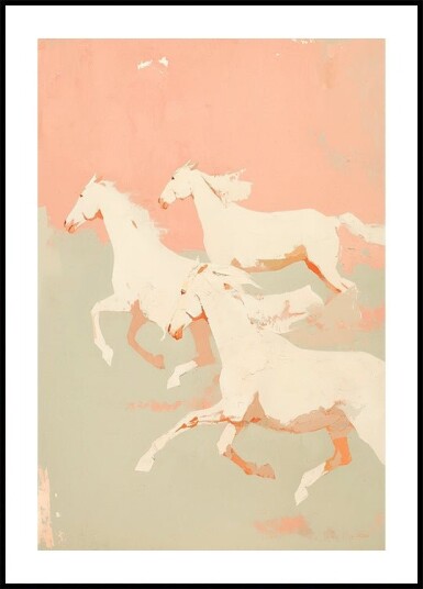 Galloping Spirits Plakat Plakat / 40x50cm