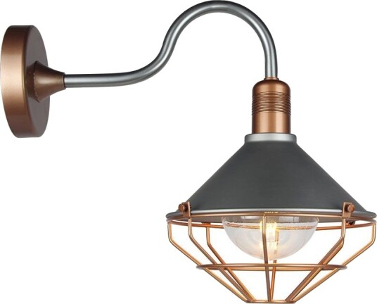 V Tac E27 vintage lanterne vegglampe IP65 rose gold ABS+metall glass uten lyskilde V Tac E27 vintage lanterne vegglampe IP65 rose gold ABS+metall glass uten lyskilde
