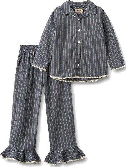 Wheat Pyjamas Fie   BLUE HOLIDAY STRIPE   104