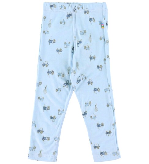 Joha Leggings Bambus Lyseblå m. Traktorer Joha 120 Leggings Joha Leggings Bambus Lyseblå m. Traktorer Joha 120 Leggings