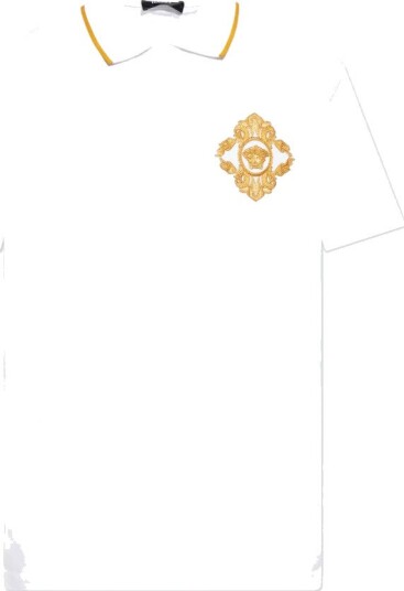 Versace Herre Topper Hvit L, Versace Herre Topper Hvit L,