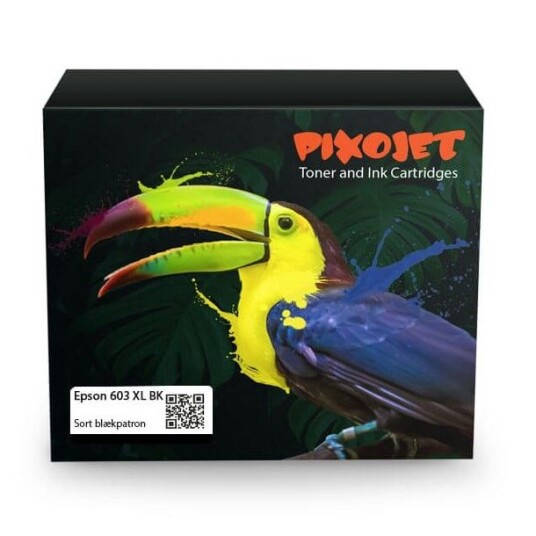 Pixojet Blekkpatron Epson 603 Xl Sort 18,2 Ml