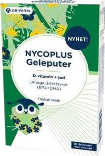 Nycoplus Omega-3 Geleputer Med Jod Og D-Vitamin Nycoplus Omega-3 Geleputer Med Jod Og D-Vitamin