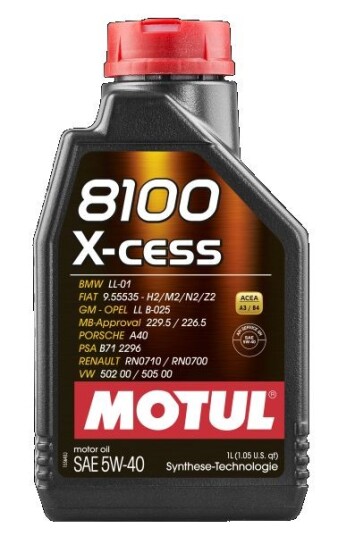 Motorolje MOTUL 8100 X-CESS 5W40 1L Motorolje MOTUL 8100 X-CESS 5W40 1L