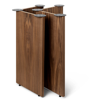 Mingle bordben W68, Walnut Veneer