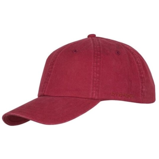 Stetson Baseball Cap Cotton OneSize, OxRed