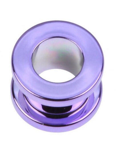 Body Art Metallic Lilla Piercing Tunnel Body Art Metallic Lilla Piercing Tunnel