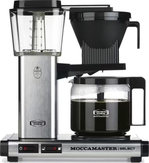 Moccamaster KBG 741 Kaffebrygger drypp 1,25 l 1520 W Sort Rustfritt stål Moccamaster KBG 741 Kaffebrygger drypp 1,25 l 1520 W Sort Rustfritt stål