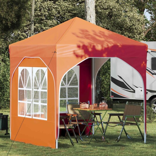 vidaXL Pop up Festtelt 192 x 192 x 245 cm Oransje