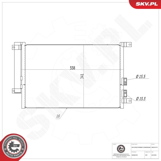 Kondensator ESEN SKV 86SKV373