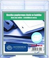 Interdruk Kubb/Kloss Papir Hvit 85X85x70 Mm I Kube 162911