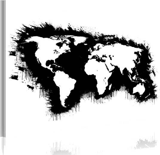 Bilde Monochromatic Verdenskart 60x40 Artgeist sp. z o. o.