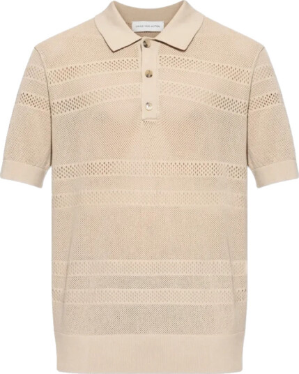 Dries Van Noten Herre Topper Beige XL,