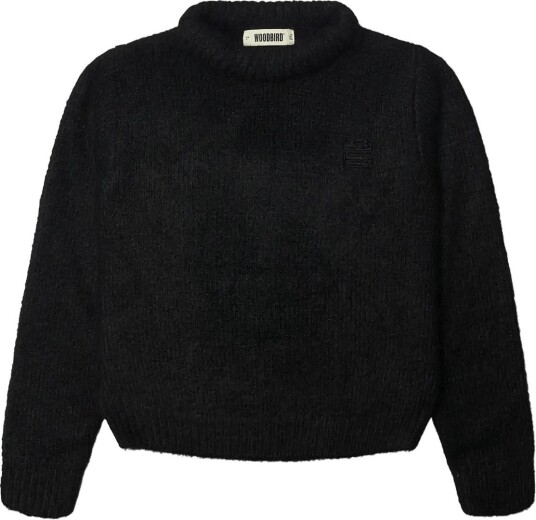 Woodbird Wbhua Fluffy Crew Black XS